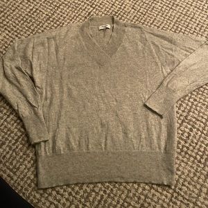 Madewell 100% Cashmere. Light gray. Women’s large.